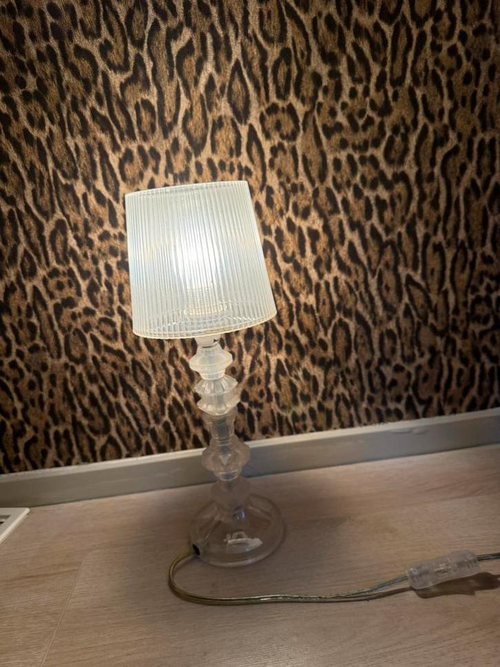 Kartell look a like schemerlamp, Huis en Inrichting, Lampen | Tafellampen, Zo goed als nieuw, Minder dan 50 cm, Kunststof, Ophalen of Verzenden