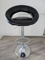 Barstoel Hemingway (2x), Ophalen, 60 tot 90 cm, Leer, Zo goed als nieuw