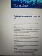 Toegangsticket Toverland zaterdag 24 januari