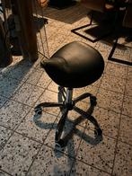 Zadelkruk / Tabouret, Gebruikt, Zwart, Ophalen of Verzenden, Metaal