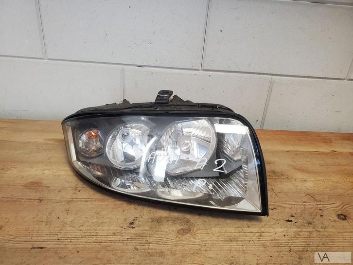 Audi A2 2000 - 2006 koplamp rechts nette staat 8z0941004k, Auto-onderdelen, Verlichting, Audi, Gebruikt, Ophalen of Verzenden