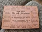 Rijksliefde Distributiekaart Ansichtkaart, Verzamelen, Ophalen of Verzenden, Voor 1920, Gelopen
