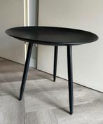 Bijzettafel zwart metaal, Ophalen, Minder dan 45 cm, Minder dan 55 cm, Gebruikt