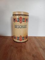 Oude Beschuitbus met Decoratie, Antiek en Kunst, Ophalen of Verzenden