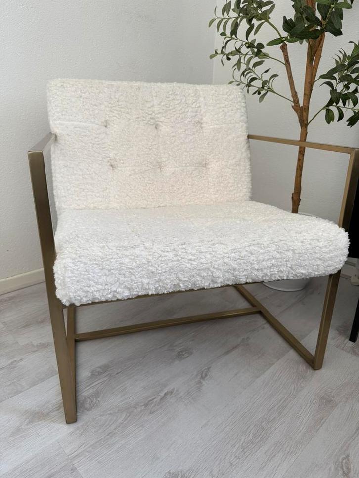 Luxe designstoel, Huis en Inrichting, Stoelen, Nieuw, Eén, Stof, Overige materialen, Ophalen