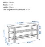 Wit Schoenenrek - Praktisch en Stijlvol!, Huis en Inrichting, Ophalen, Gebruikt