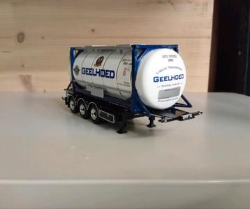 Container chassis + container 20ft Geelhoed WSI beschikbaar voor biedingen