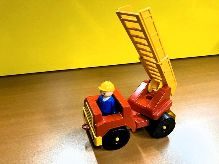 Vintage Speelgoed auto ladderwagen LENA, Kinderen en Baby's, Speelgoed | Speelgoedvoertuigen, Gebruikt, Ophalen of Verzenden