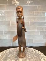 Houten beeld uit Tanzania, masai krijger (050725s), Antiek en Kunst, Ophalen of Verzenden