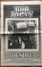 Paginagrote A3 advertentie BOB DYLAN Desire release, Ophalen of Verzenden