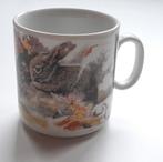 Seltmann porseleinen beker Rien Poortvliet. Wilde konijnen., Gebruikt, Overige typen, Ophalen of Verzenden, Overige stijlen