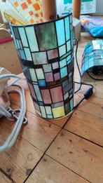Tiffany Lampen Set: Wandlampen & Hanglamp, Ophalen, Gebruikt, Glas, Tiffany