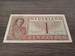 Bijna UNC biljet 1 gulden 1949, muntbiljet Juliana, Postzegels en Munten, Bankbiljetten | Nederland, Ophalen of Verzenden, 1 gulden