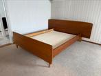 Twijfelaar bed retro, Huis en Inrichting, Slaapkamer | Bedden, Ophalen of Verzenden, Zo goed als nieuw, Twijfelaar, 120 cm