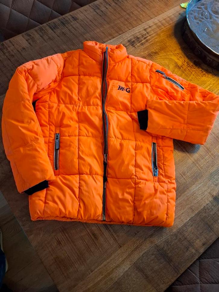 McGregor winterjas / ski-jas maat 152, Kleding | Heren, Jassen | Zomer, Zo goed als nieuw, Overige maten, Oranje, Ophalen