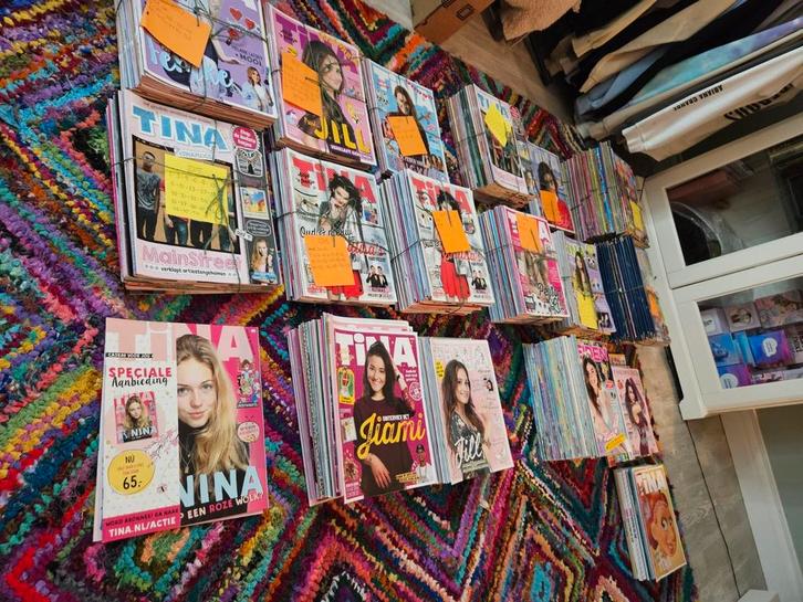 Tijdschriften collectie magazines meiden tina hitkranten, Boeken, Tijdschriften en Kranten, Gelezen, Gossip of Showbizz, Ophalen of Verzenden