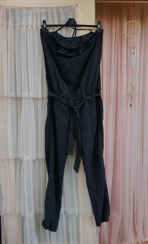 Esprit donkergrijze jumpsuit salopette modal S M, Kleding | Dames, Jumpsuits, Zo goed als nieuw, Maat 38/40 (M), Grijs, Ophalen of Verzenden