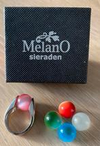 MelanO | Cateye Cat Ring | 5 ballen, Sieraden, Tassen en Uiterlijk, Ringen, Ophalen of Verzenden, Zo goed als nieuw, 17 tot 18
