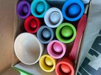 Cups and balls / houten kleuren sorteerspel, LSF, Puzzelen, Ophalen of Verzenden, LSF
