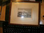 Oude Gravure. Gezicht op Delfshaven Met certificaat, Antiek en Kunst, Ophalen