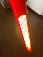 Vintage retro rode tube lamp, Ophalen, Gebruikt, 75 cm of meer