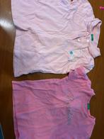 Benetton Roze Shirts - Maat 110 ongeveer, Ophalen of Verzenden, Gebruikt, Meisje, Shirt of Longsleeve