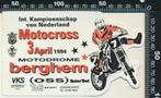 Sticker: Internationaal NK Motocross 1994 - Berghem, Verzamelen, Stickers, Ophalen of Verzenden, Zo goed als nieuw, Auto of Motor