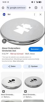 Alessi onderzetters mannetje vrouwtje nieuwprijs 128, Ophalen of Verzenden, Zo goed als nieuw, Glas of Kopje