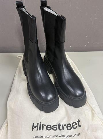 Zwarte leren laarzen - Asos design maat 6 - 39 beschikbaar voor biedingen