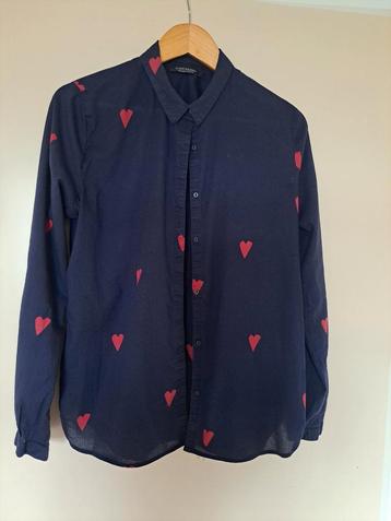 Blouse met hartjes Scotch en Soda maat L / 40 beschikbaar voor biedingen