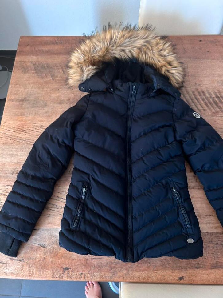 Winterjars Cars maat 164, donkerblauw, Kinderen en Baby's, Kinderkleding | Maat 164, Zo goed als nieuw, Meisje, Jas, Ophalen of Verzenden