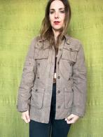 Vintage 'Chipie' jas / bruin-beige / jassen / winter / XS, Kleding | Dames, Ophalen of Verzenden