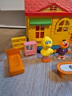 Sesamstraat huis met neef jan, ernie en elmo, Kinderen en Baby's, Speelgoed | Fisher-Price, Ophalen of Verzenden, Speelset