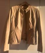 Beige leren Goosecraft Jasje - Maat XL, Kleding | Dames, Jasjes, Kostuums en Pakken, Goosecraft, Verzenden, Beige, Maat 46/48 (XL) of groter