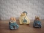 Beeldjes  van beren in auto, Verzamelen, Beren en Cherished Teddies, Ophalen of Verzenden, Gebruikt, Beeldje, Overige merken