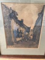 Grote ets St.  Hilariusstraat Maastricht van P. Teunissen., Ophalen