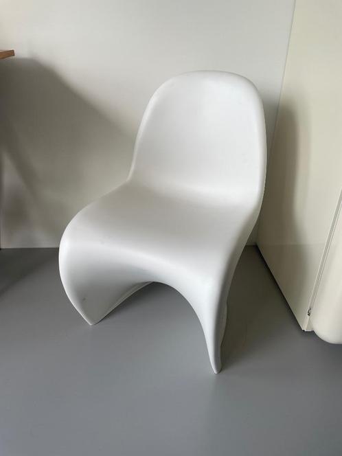 Verner Panton Vitra stoel kunststof wit pp, Huis en Inrichting, Stoelen, Zo goed als nieuw, Eén, Kunststof, Wit, Ophalen