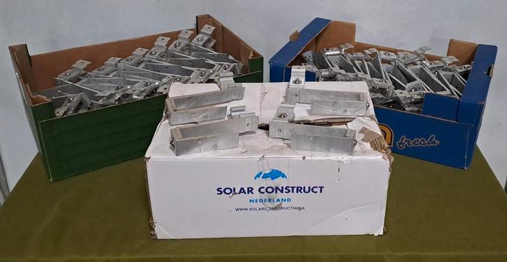 128 x Solar Construct  / BlueBase rotatie dakhaak NIEUW, Doe-het-zelf en Verbouw, IJzerwaren en Bevestigingsmiddelen, Nieuw, Overige typen