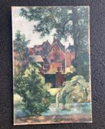 Olieverf schilderij Leeuwarden Prinsentuin, Antiek en Kunst, Ophalen of Verzenden