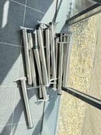 Aluminium tafelpoten, Ophalen, Zo goed als nieuw, Rond, 50 tot 100 cm
