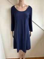 Ladress travelstof jurk maat 40 donkerblauw, Kleding | Dames, Jurken, Maat 38/40 (M), Blauw, Ophalen of Verzenden, Zo goed als nieuw
