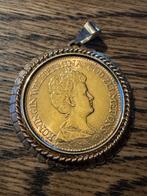 Gouden tientje 1912 in hanger, Ophalen, Goud, Koningin Wilhelmina, Losse munt