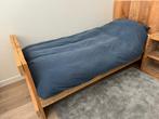 Steigerhouten bed, Gebruikt, 210 cm, Eenpersoons, Ophalen