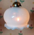 wit glazen lampje voor het poppenhuis, Ophalen of Verzenden, Zo goed als nieuw, Overige typen