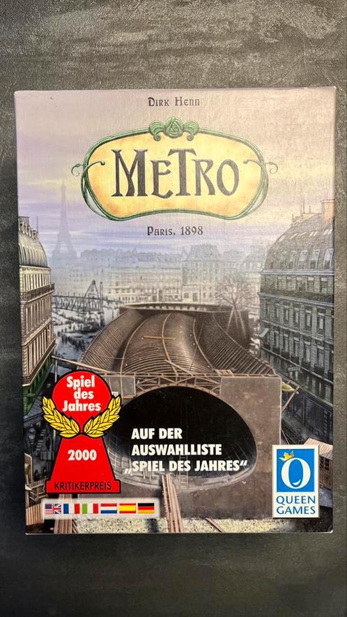 Metro bordspel queen games, Hobby en Vrije tijd, Gezelschapsspellen | Bordspellen, Gebruikt, Ophalen
