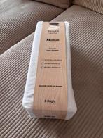 B Bright Beterbed Molton NIEUW wit Katoen 180/200 x 200/220, Wit, Dekbedovertrek, Ophalen of Verzenden, Nieuw