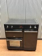 Luxe Belling INDUCTIE Fornuis 5 zones & 3 ovens 90 cm, Fornello Esperta, Ophalen of Verzenden, Zo goed als nieuw, Energieklasse A of zuiniger