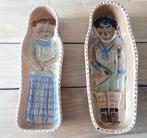 Terracotta geglazuurde bakvormen 'Hans en Grietje', Antiek en Kunst, Antiek | Keramiek en Aardewerk, Ophalen of Verzenden