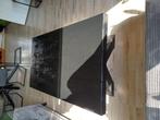 Mooie robuuste salontafel met x poot, Huis en Inrichting, Ophalen, 100 tot 150 cm, 50 tot 100 cm, Zo goed als nieuw