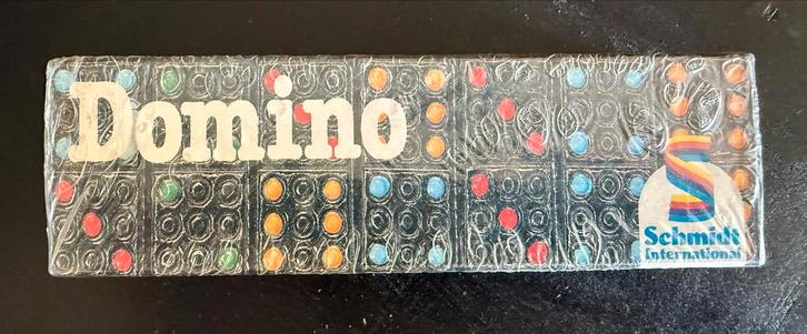 Vintage Domino spel - Nieuw in doos - Jaren 50, Hobby en Vrije tijd, Gezelschapsspellen | Bordspellen, Nieuw, Een of twee spelers